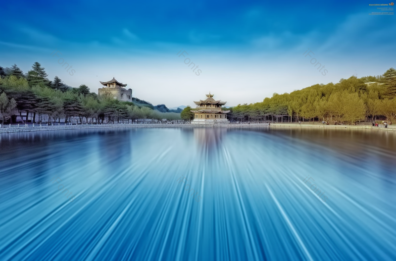 湖中的雷峰塔倒影,高清,摄影图,摄影图片,图片大全,摄影图免费下载